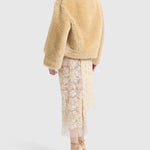 Shearling oversize D470I712LQO B4751 ERMANNO SCERVINO 