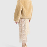 Shearling oversize D470I712LQO B4751 ERMANNO SCERVINO 