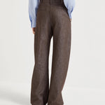 Pantaloni in denim con profilo lurex MB148P4022 C003 BRUNELLO CUCINELLI 