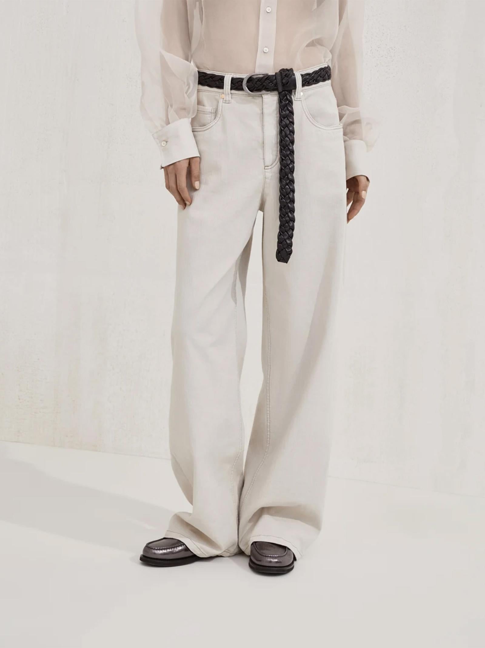 Pantalone denim MH137P4021 C9443 BRUNELLO CUCINELLI 