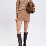 Minigonna in cashmere D472O346ITW D4705 ERMANNO SCERVINO 