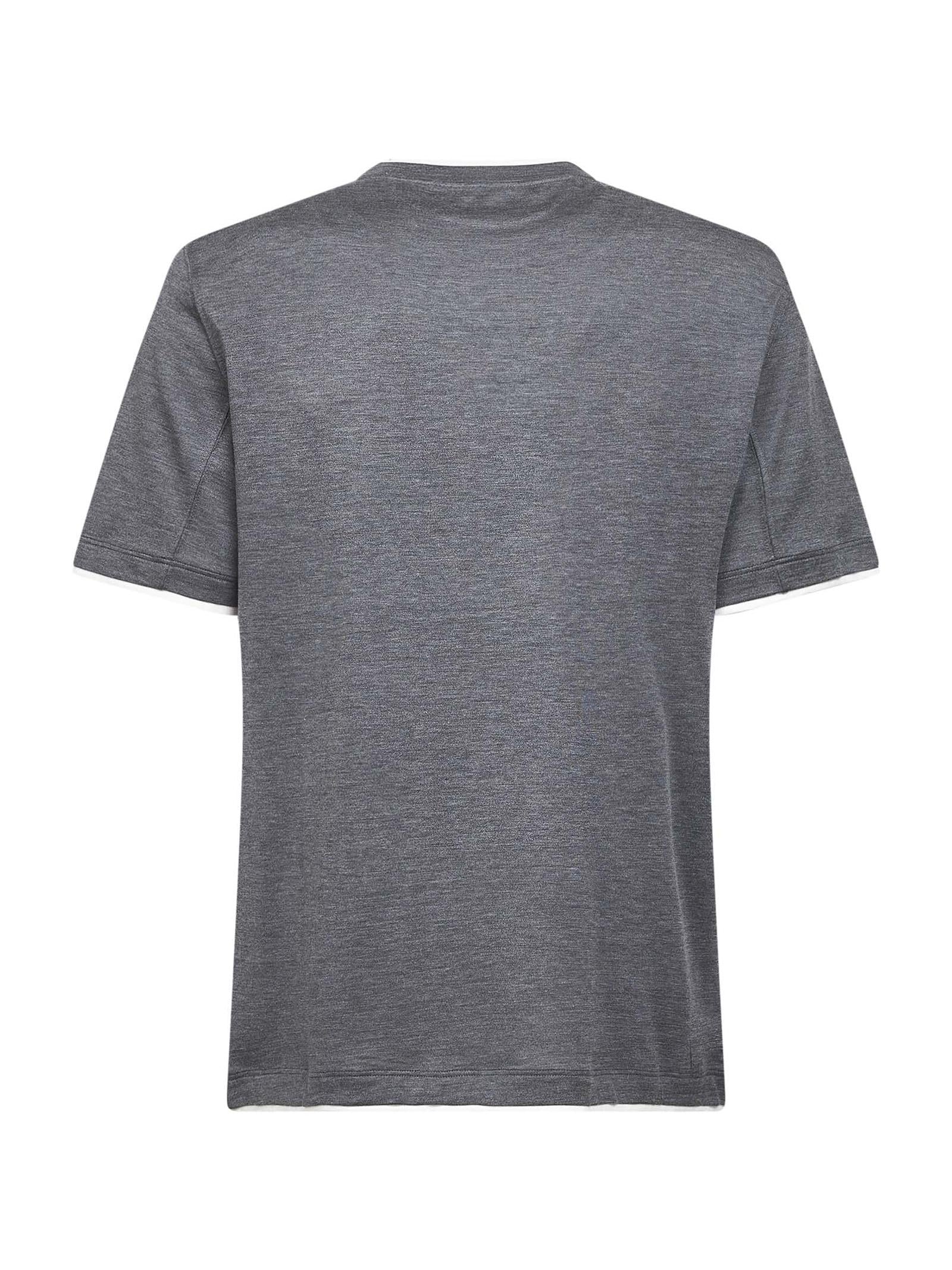 T-shirt girocollo MH8367427 CWD40 BRUNELLO CUCINELLI 