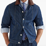Giubbino in denim MH2636914 COH51 BRUNELLO CUCINELLI 