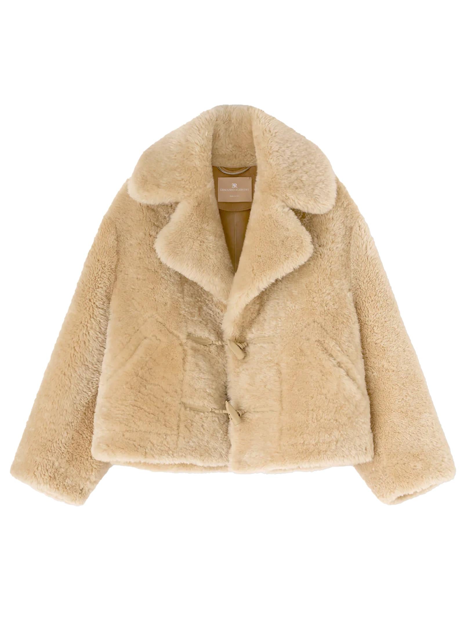 Shearling oversize D470I712LQO B4751 ERMANNO SCERVINO 