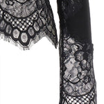 Maglia inserti pizzo D475M705APATL 95708 ERMANNO SCERVINO 