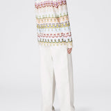 Blazer monopetto in pizzo
