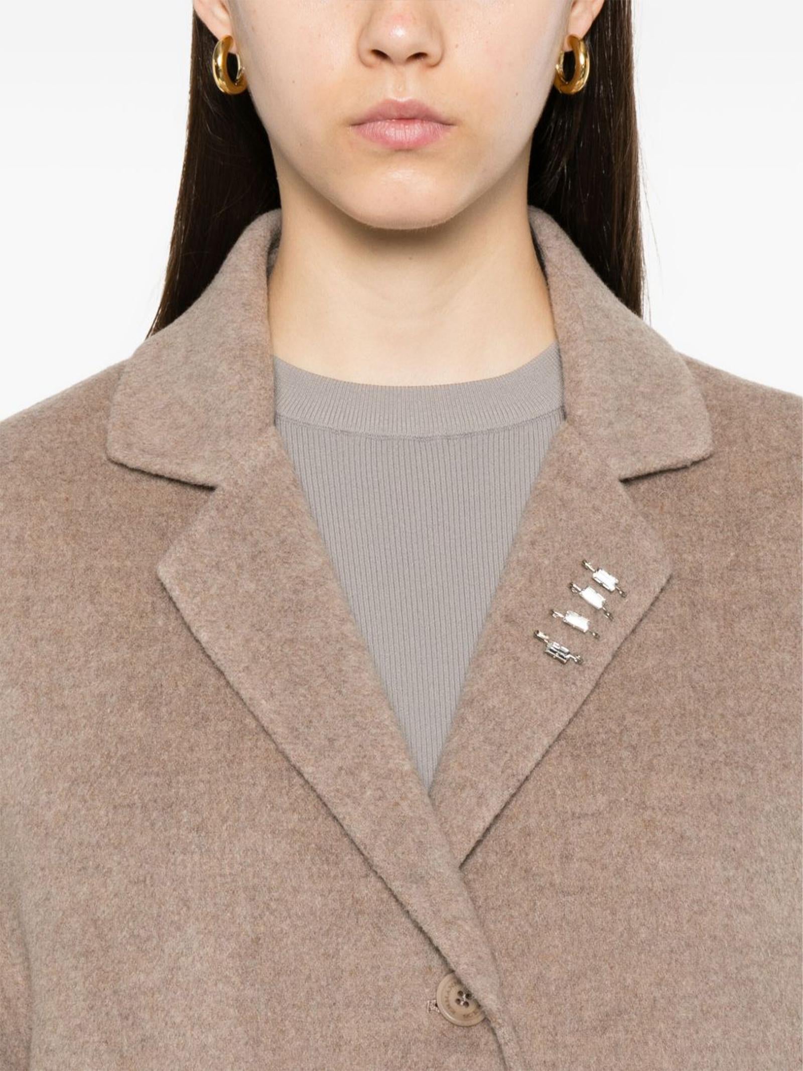 Cappotto lungo misto lana D476D301CBNHO M4703 ERMANNO SCERVINO 