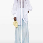Pantaloni in twill D466P308EMY S4612 ERMANNO SCERVINO 