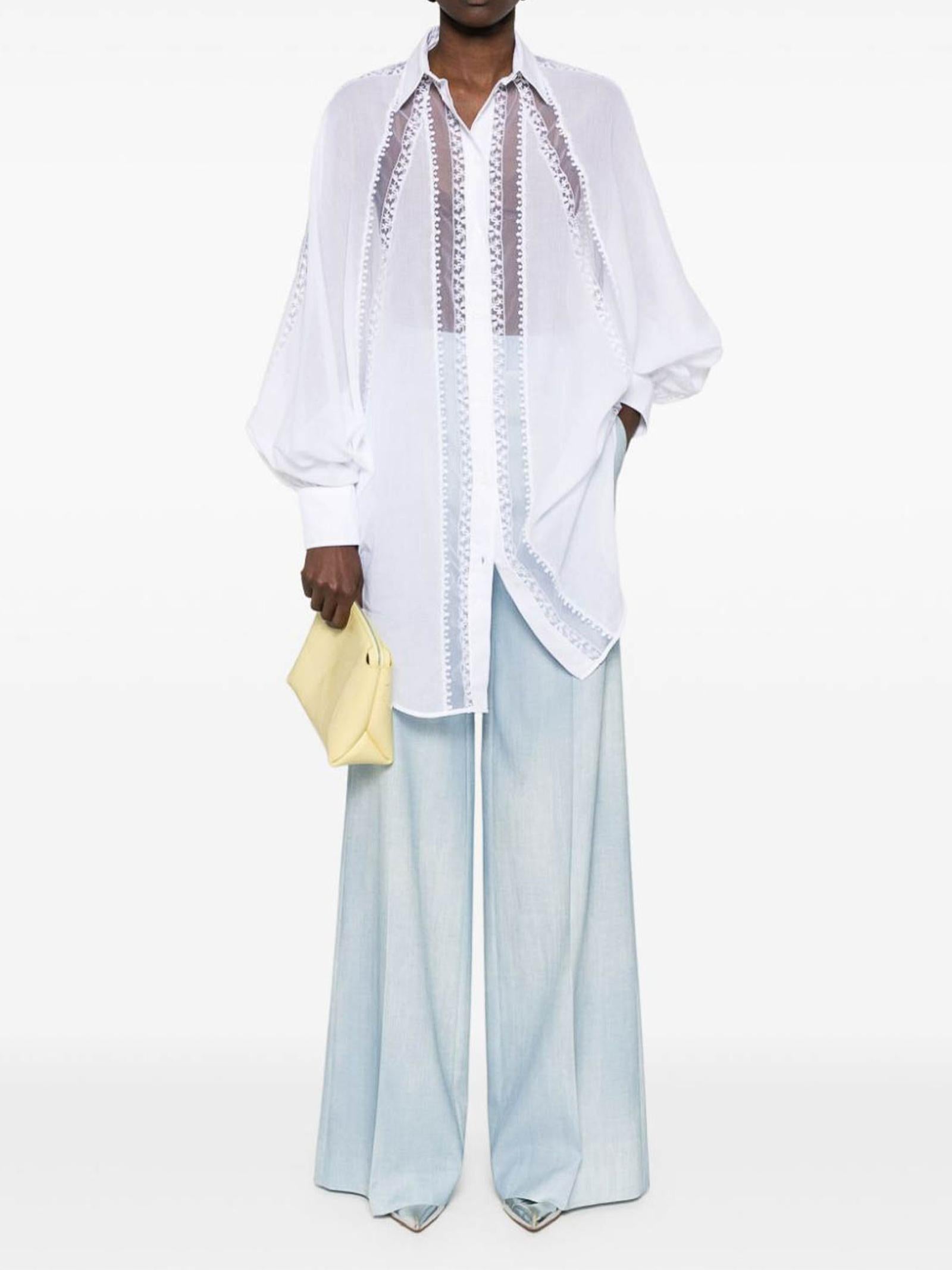 Pantaloni in twill D466P308EMY S4612 ERMANNO SCERVINO 