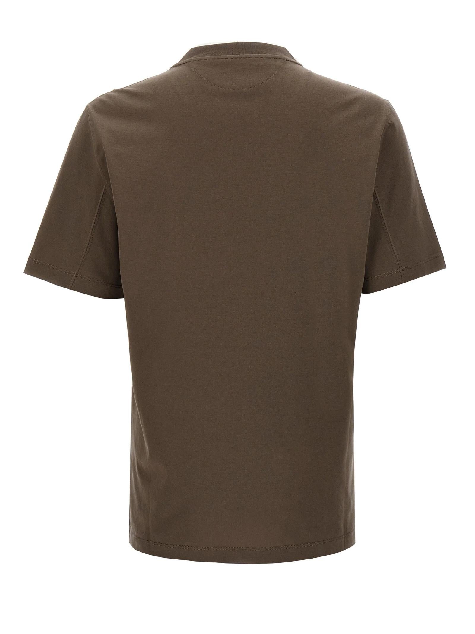 T-shirt cotone M0B138440 CGF66 BRUNELLO CUCINELLI 