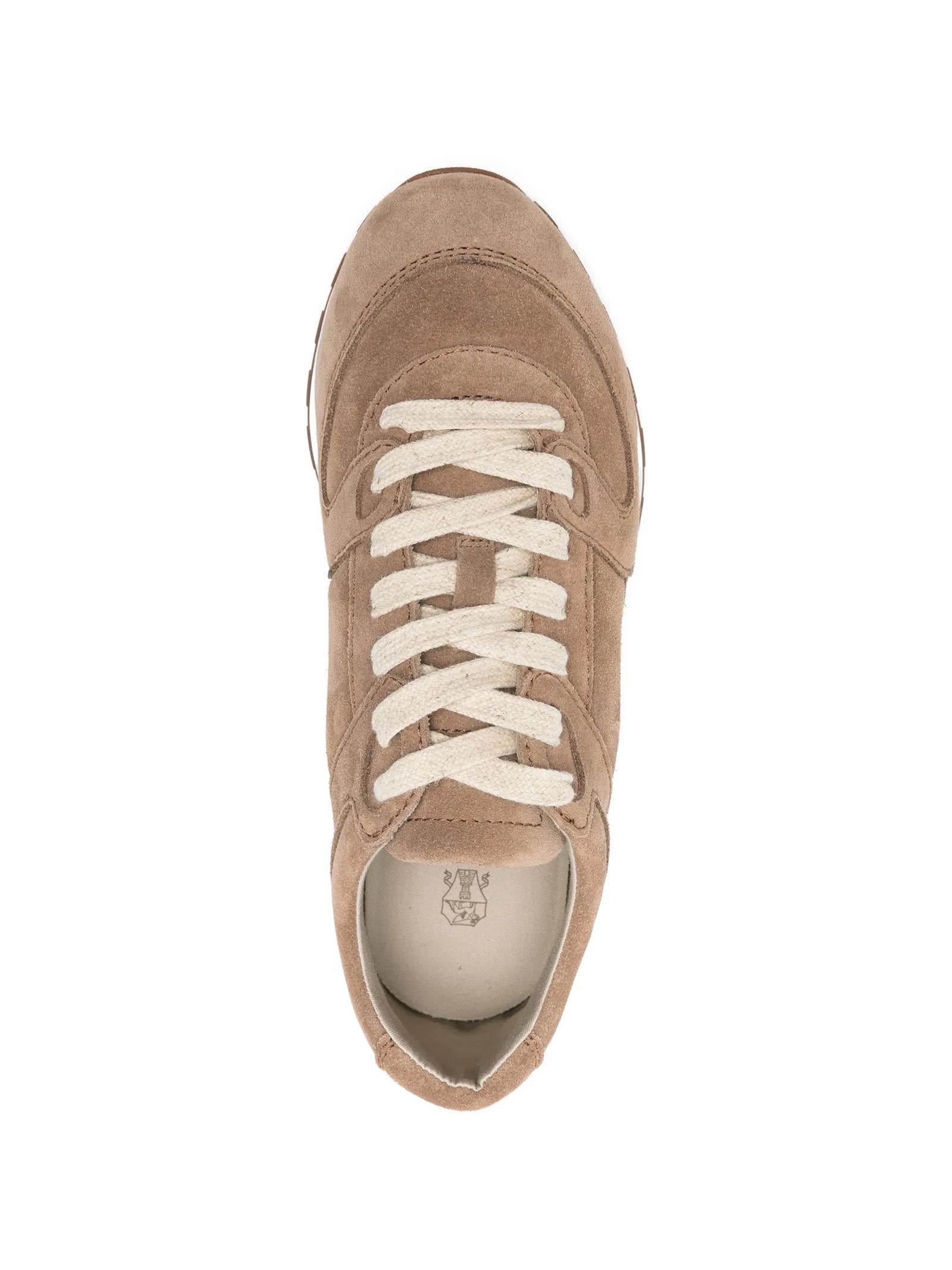 Runners in pelle scamosciata MZSFG3231 C2767 BRUNELLO CUCINELLI 