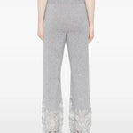 Pantaloni palazzo in cashmere con pizzo D475P304APPYU M2921 ERMANNO SCERVINO 