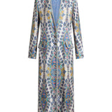 Cappotto lungo Paisley