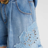 Shorts denim con pences D467P325IFKV 94037 ERMANNO SCERVINO 
