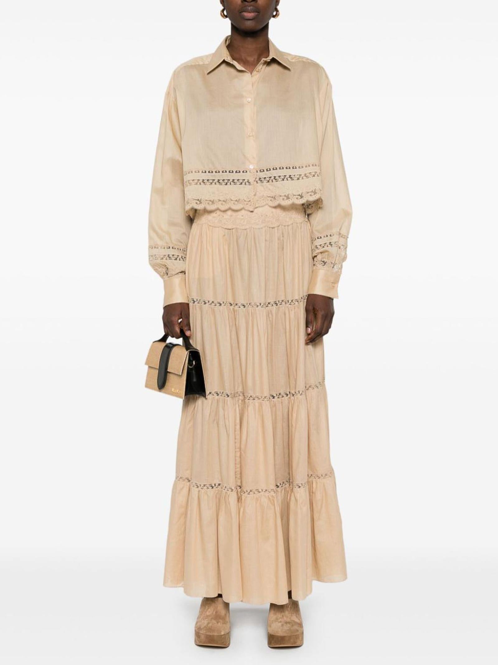 Camicia corta in cotone D462K380UGP 60920 ERMANNO SCERVINO 