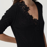 Top in lana e cashmere D474L503APNJG 95708 ERMANNO SCERVINO 