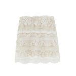 Minigonna in pizzo e georgette D472O332EOI 10602 ERMANNO SCERVINO 