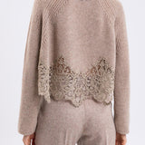 Maglia cropped in cashmere D475M305APKFX M1507 ERMANNO SCERVINO 