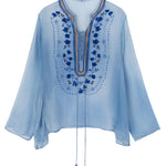 Kaftano corto con ricamo D462K406CSFWB S4217 ERMANNO SCERVINO 