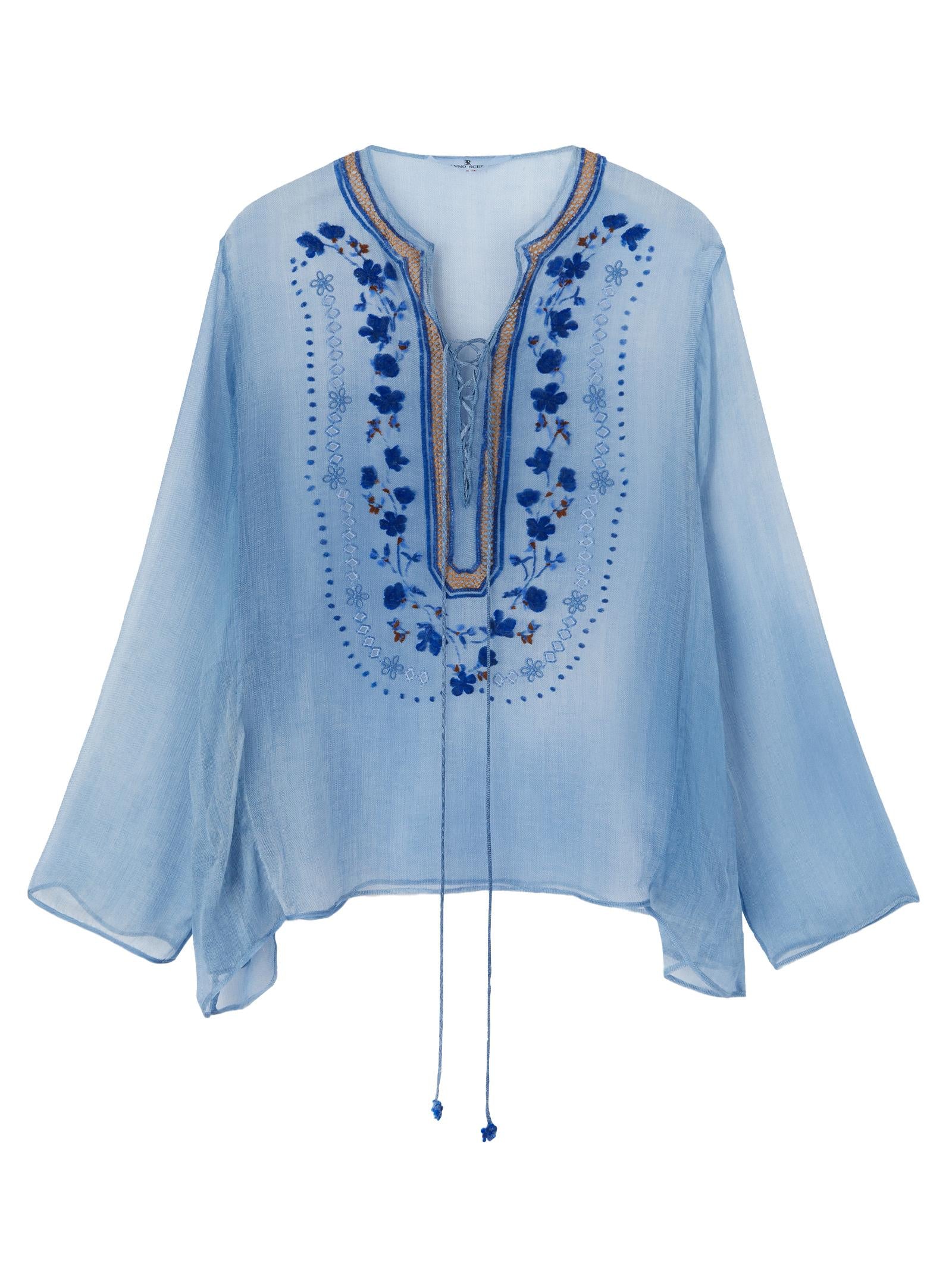 Kaftano corto con ricamo D462K406CSFWB S4217 ERMANNO SCERVINO 