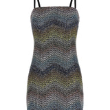 Mini abito CAPERDONI in lamé DS26SG2JBC0065 SMSNS MISSONI 