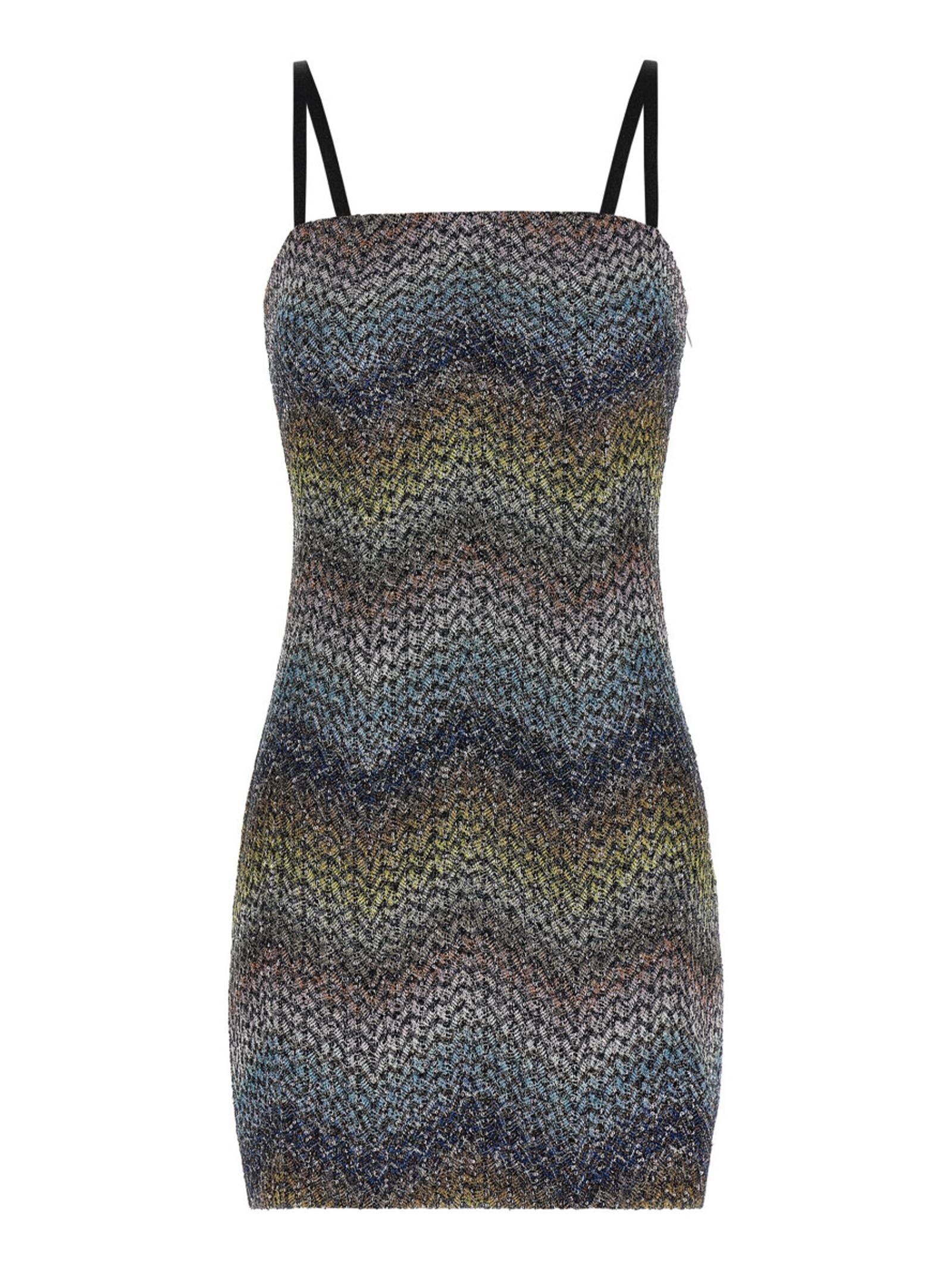 Mini abito CAPERDONI in lamé DS26SG2JBC0065 SMSNS MISSONI 