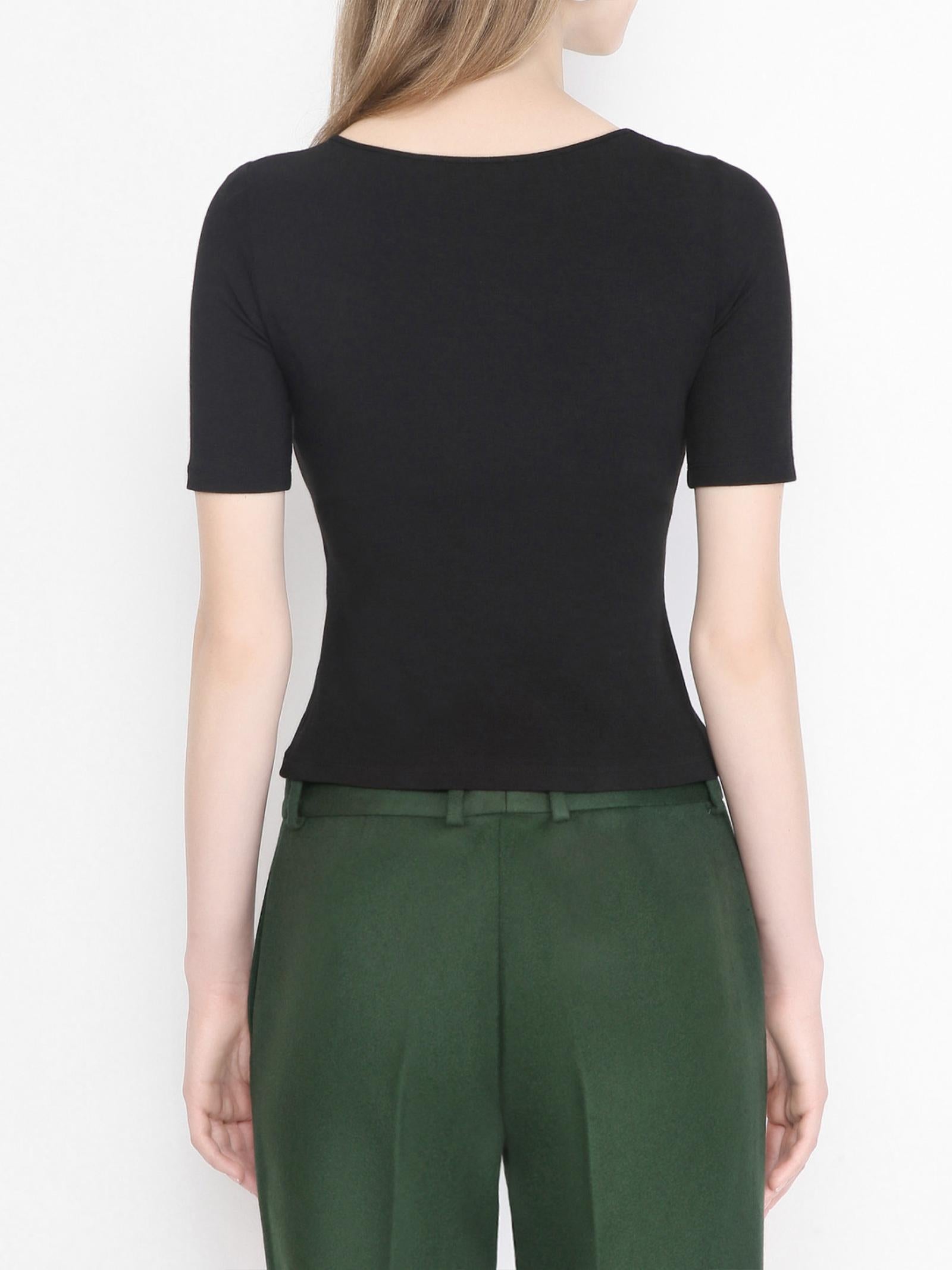 Top con finiture in pizzo D474M300SQW 95708 ERMANNO SCERVINO 