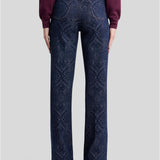 Jeans Flare denim Jacquard WRNB000499TJEF9 S9090 ETRO 