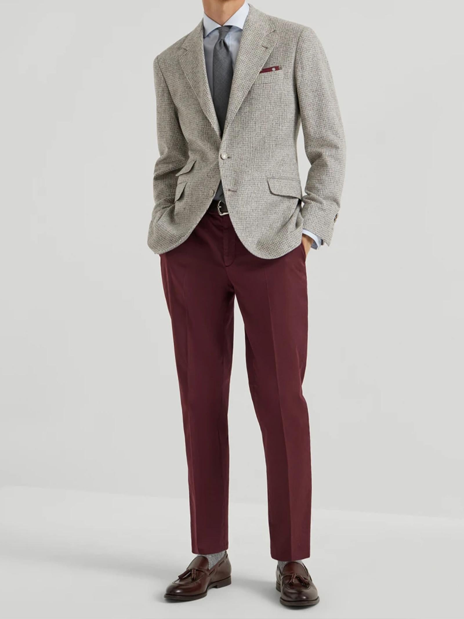 Pantalone tinto italian fit M252UI1770 C6030 BRUNELLO CUCINELLI 