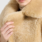 Shearling oversize D470I712LQO B4751 ERMANNO SCERVINO 