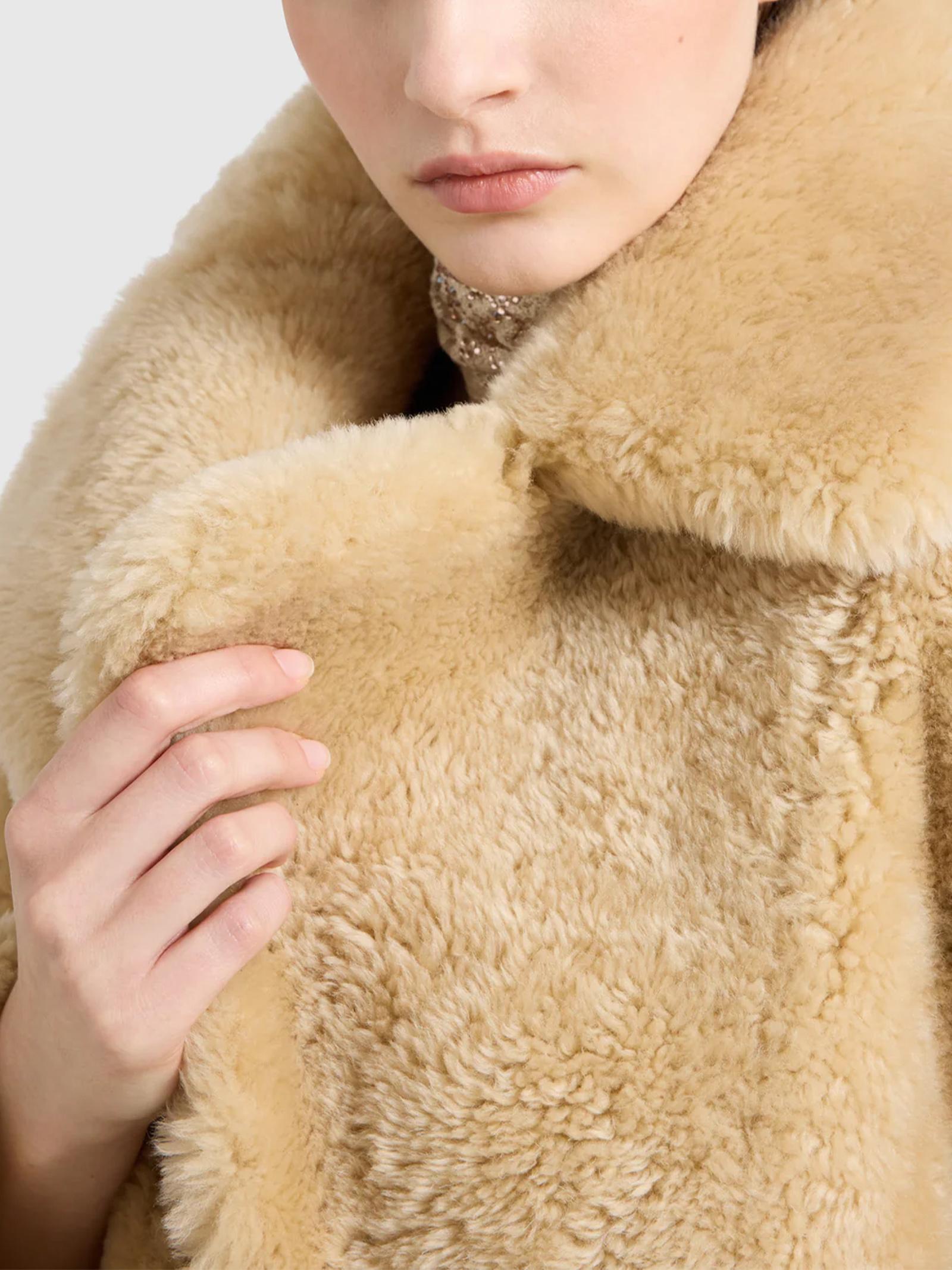 Shearling oversize D470I712LQO B4751 ERMANNO SCERVINO 