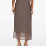 Gonna midi avvolgente ML140G3826 C8705 BRUNELLO CUCINELLI 