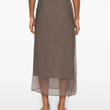 Gonna midi avvolgente ML140G3826 C8705 BRUNELLO CUCINELLI 