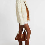 Cardigan-cappotto in lana merino D475D304SHQTX 14800 ERMANNO SCERVINO 