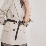 Giacca in flanella twill MB1627054 C012 BRUNELLO CUCINELLI 