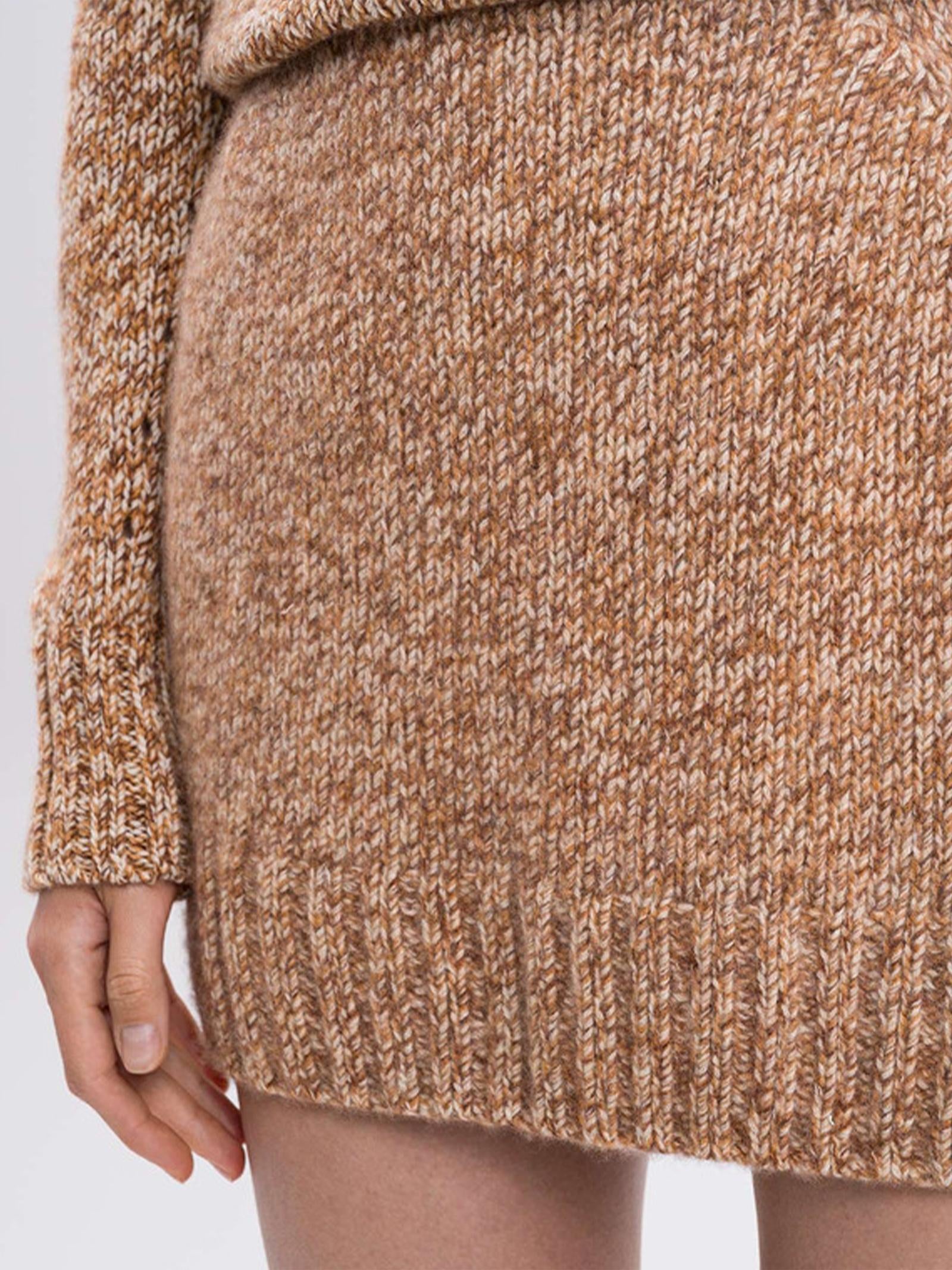 Minigonna in cashmere D472O346ITW D4705 ERMANNO SCERVINO 