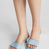 Mules con stampa denim D468Z300EMY S4612 ERMANNO SCERVINO 