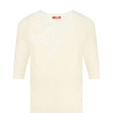 Top in lana e cashmere D474L503APNJG 10606 ERMANNO SCERVINO 