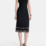 Abito senza maniche in pizzo D472Q318WHB 95708 ERMANNO SCERVINO 