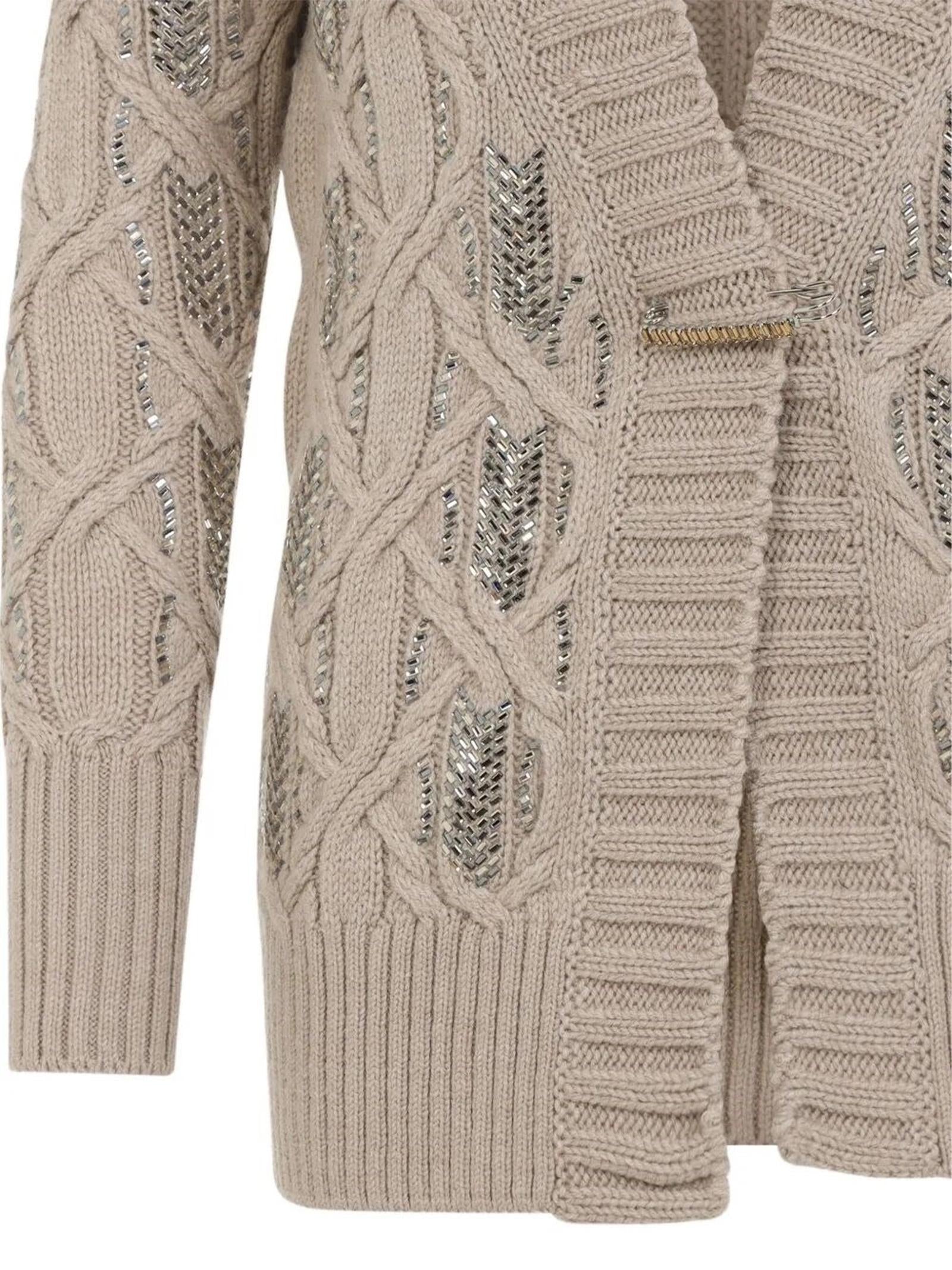 Cardigan lana vergine D475N300CTJZW 41307 ERMANNO SCERVINO 