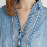 Camicia con ricamo D462K347EMY S4217 ERMANNO SCERVINO 