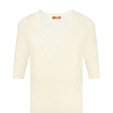 Top in lana e cashmere D474L503APNJG 10606 ERMANNO SCERVINO 