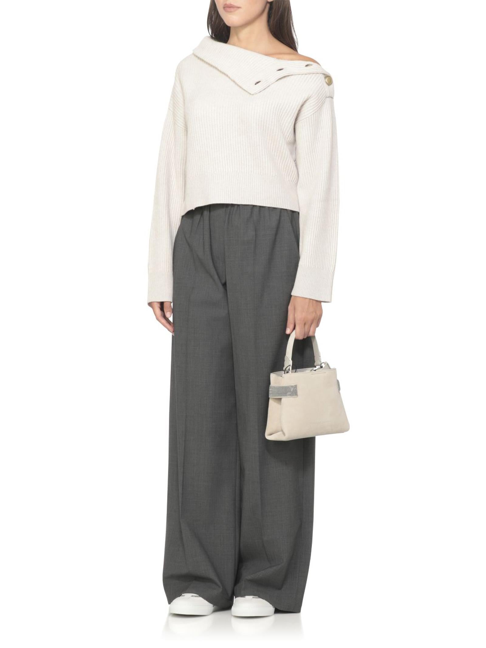 Maglia collo alto lana e cashmere M16725104 C9610 BRUNELLO CUCINELLI 