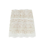 Minigonna in pizzo e georgette D472O332EOI 10602 ERMANNO SCERVINO 