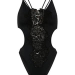 Costume da bagno intero D444Y304BKZ 95708 ERMANNO SCERVINO 