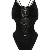 Costume da bagno intero D444Y304BKZ 95708 ERMANNO SCERVINO 