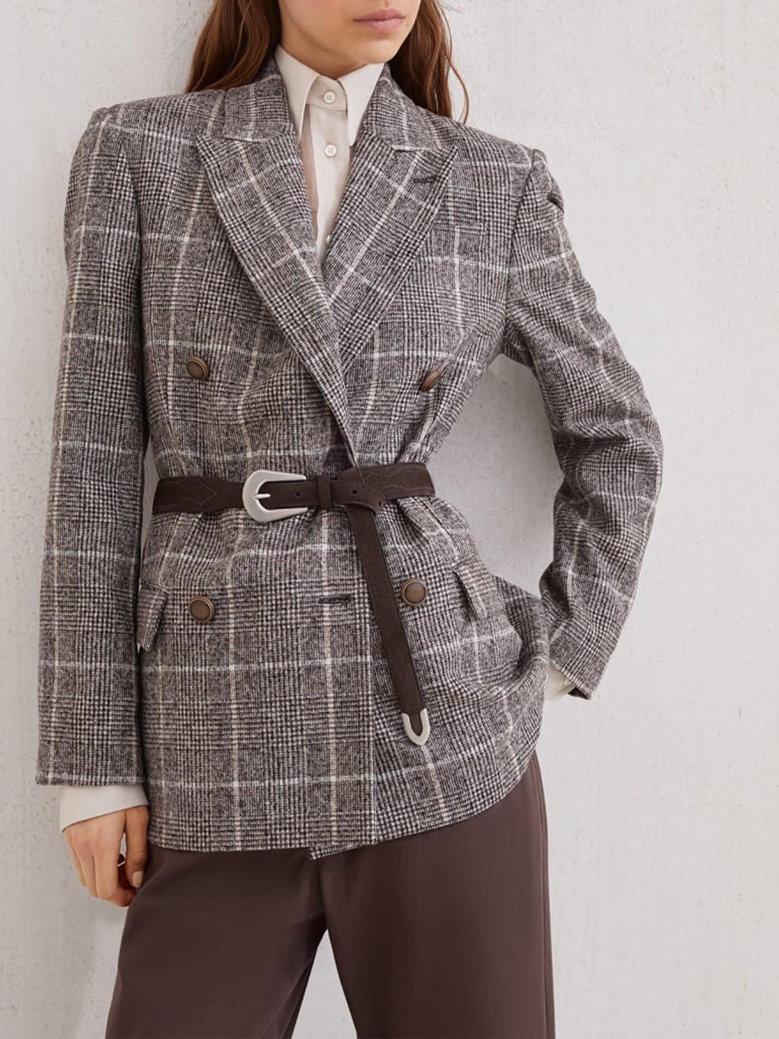Giacca doppiopetto MV4037053 C011 BRUNELLO CUCINELLI 