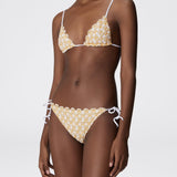 Bikini triangolo lamé