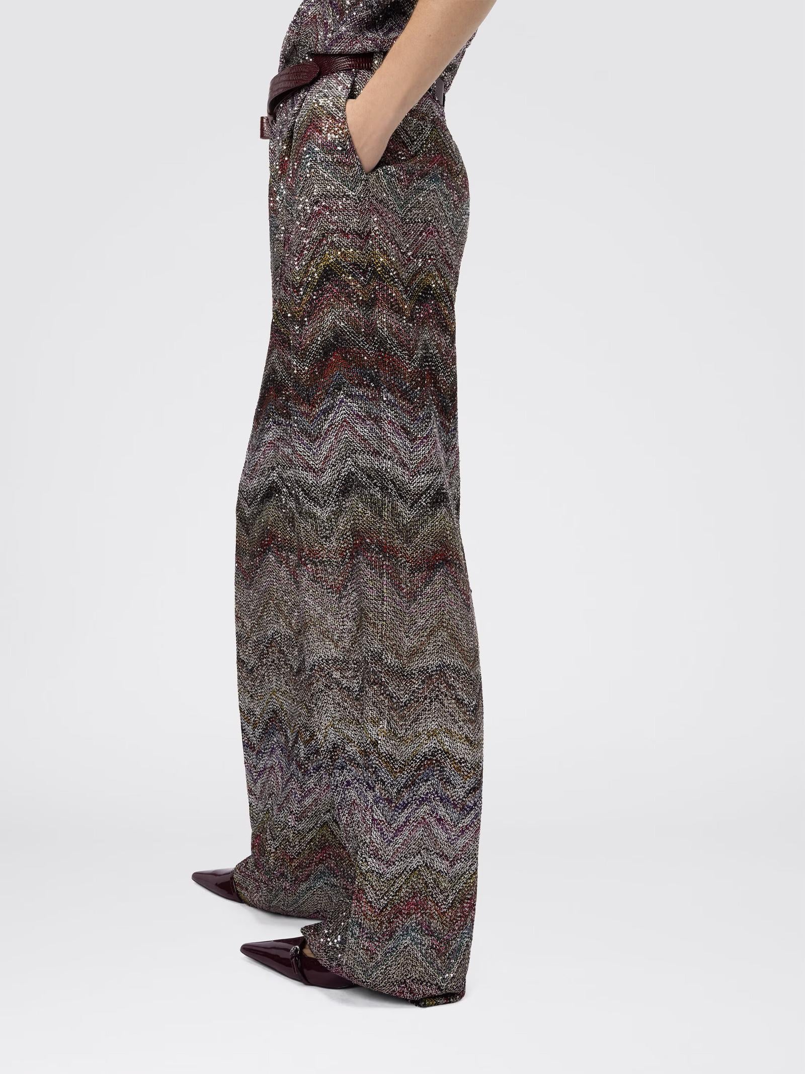 Pantalone a gamba larga DS25WI0KBC005G S01HU MISSONI 