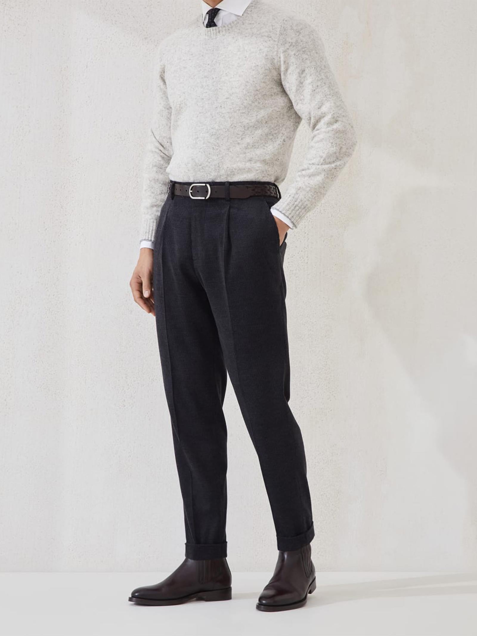 Pantalone in velluto a coste MV415L00H C006 BRUNELLO CUCINELLI 